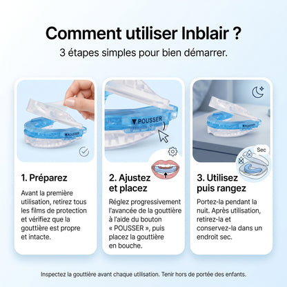 Inblair – Gouttière anti-ronflement ajustable