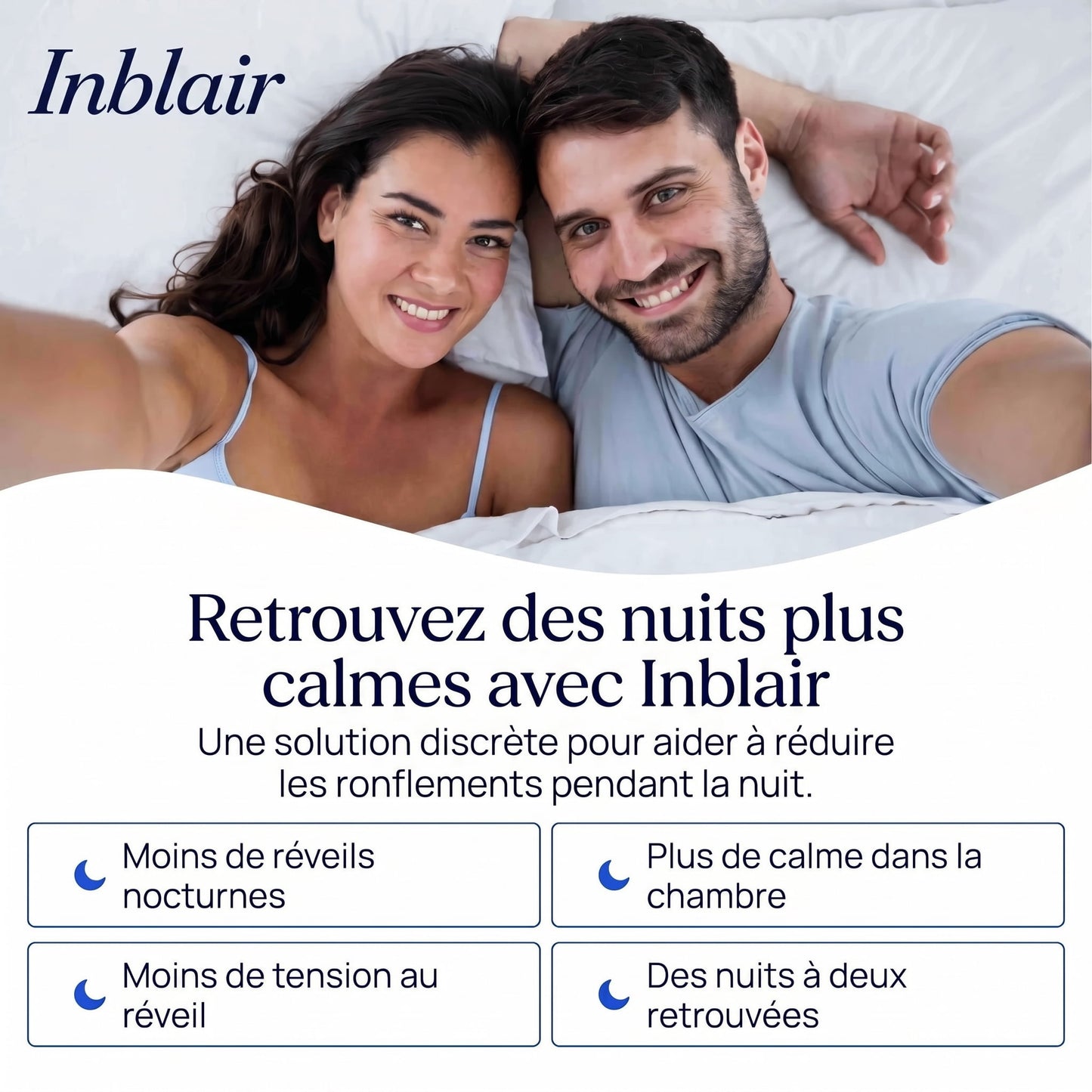Inblair – Gouttière anti-ronflement ajustable