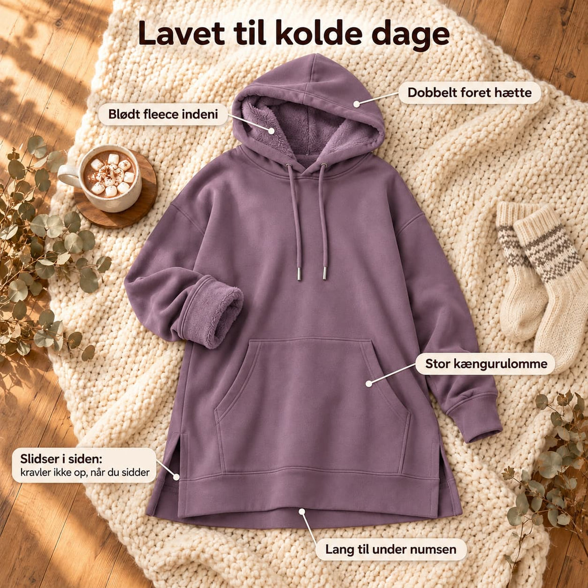 Warmy - Cozy Hoodiekjole