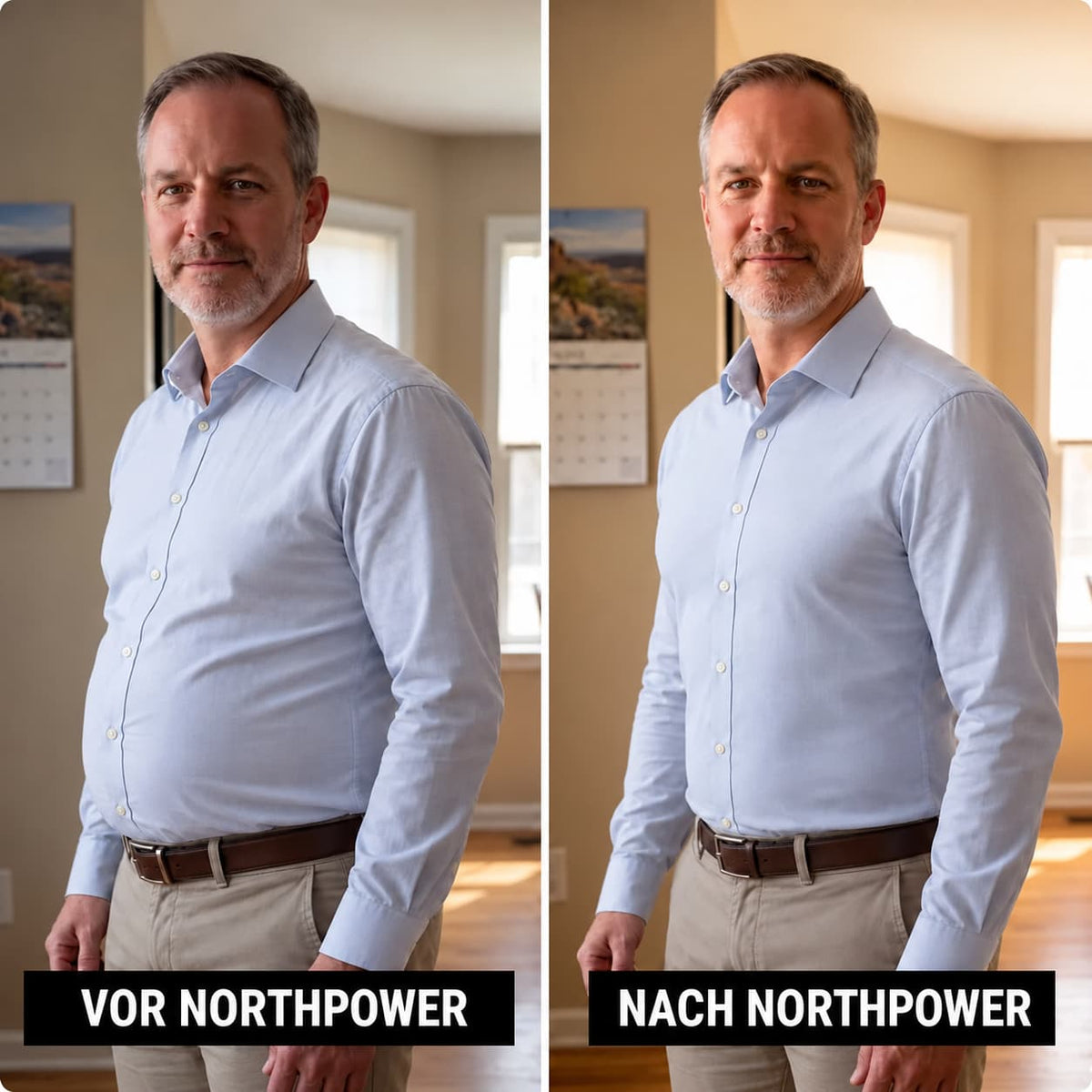 NorthPower V-Ausschnitt | Lass deinen Bauch schlanker aussehen