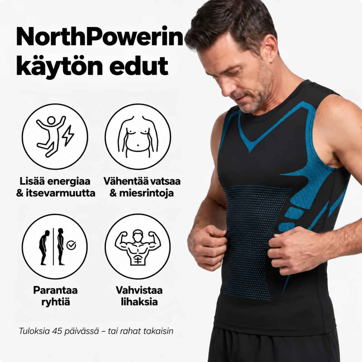 NorthPower | Saa vatsan näyttämään pienemmältä