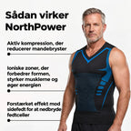 NorthPower V-hals | Få maven til at syne mindre