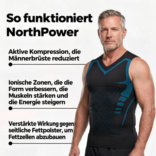 NorthPower V-Ausschnitt | Lass deinen Bauch schlanker aussehen